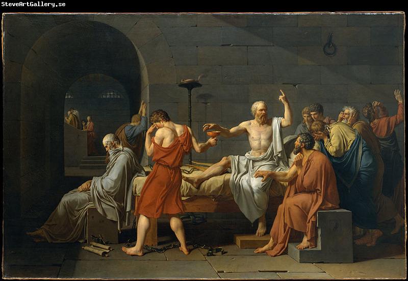 Jacques-Louis  David The Death of Socrates